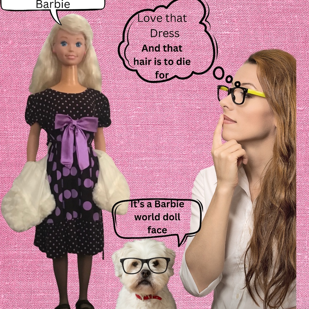 Vintage 1990’s Life SizeLife Like Barbie Christmas Gift Collectable Barbie World